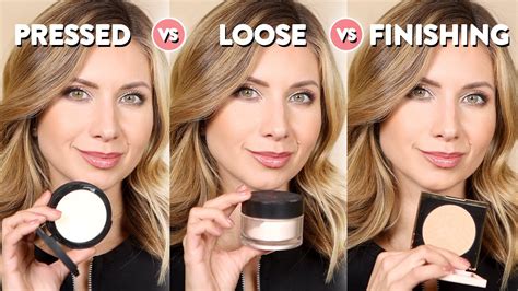 loose powder vs pressed powder vs setting powder